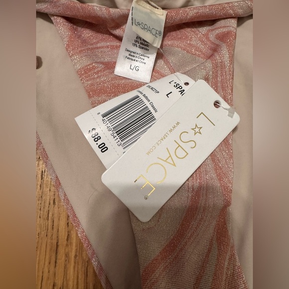 L*Space Lennox Metallic Side Tie Swim Bottom - Picture 4 of 5